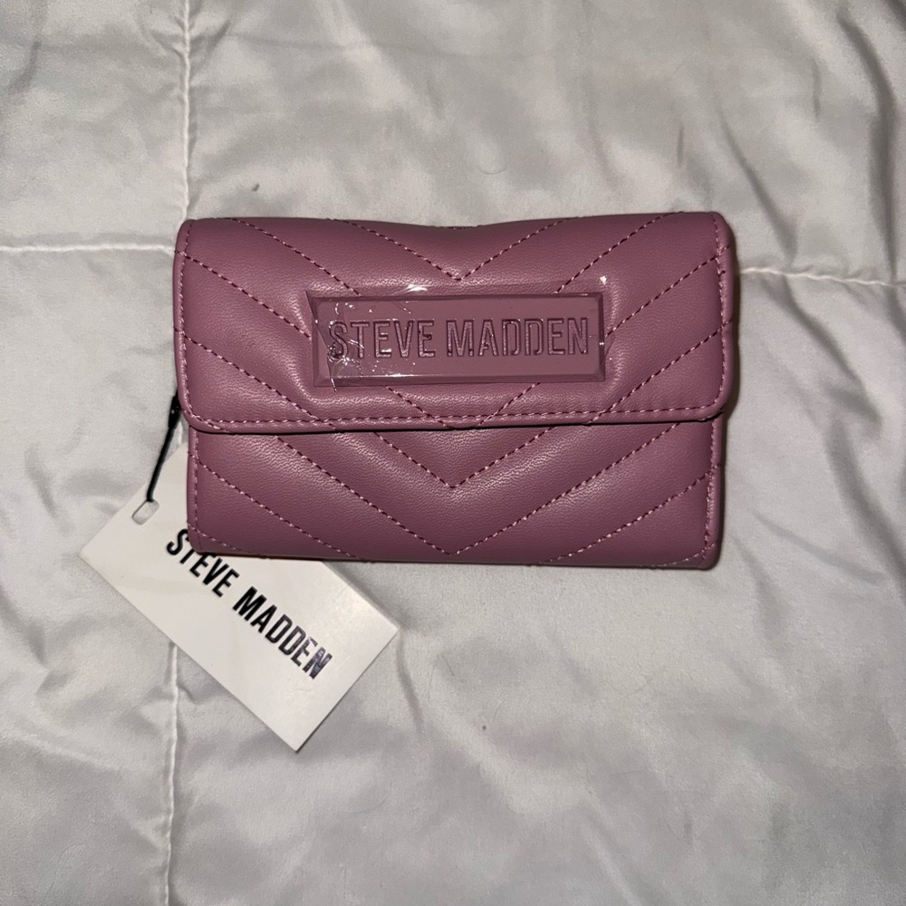 Steve Madden Pink Quilted Women's Wallet